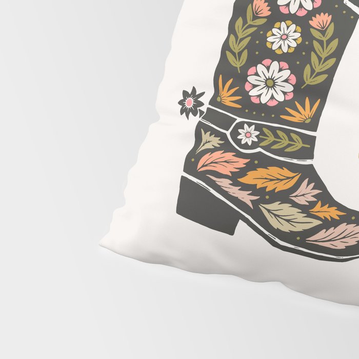 Giddy Up - Cowgirl Boot Pillow Sham Gallery Image 4