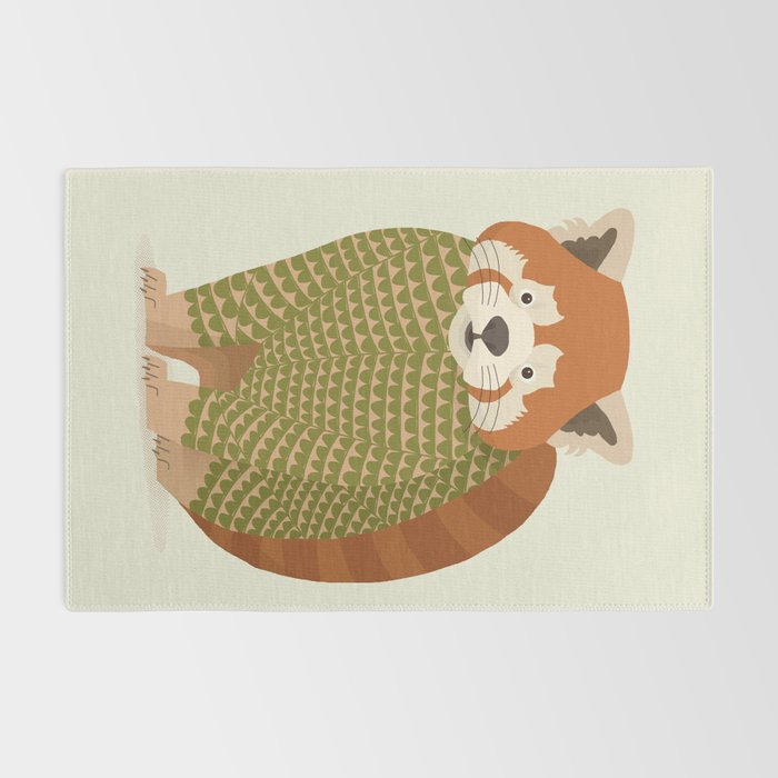 Whimsical Red Panda Rug Gallery Image 2