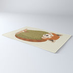 Whimsical Red Panda Rug Gallery Image 3