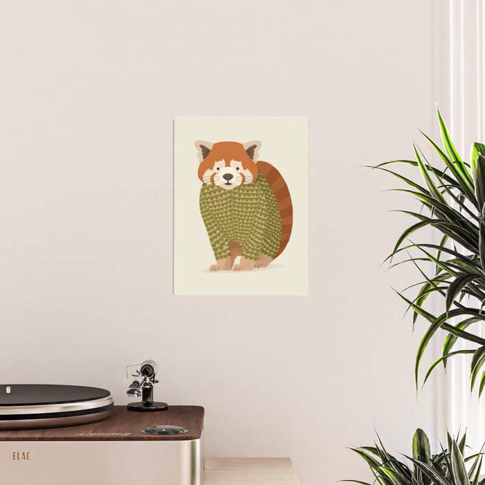 Whimsical Red Panda Poster Gallery Image 2