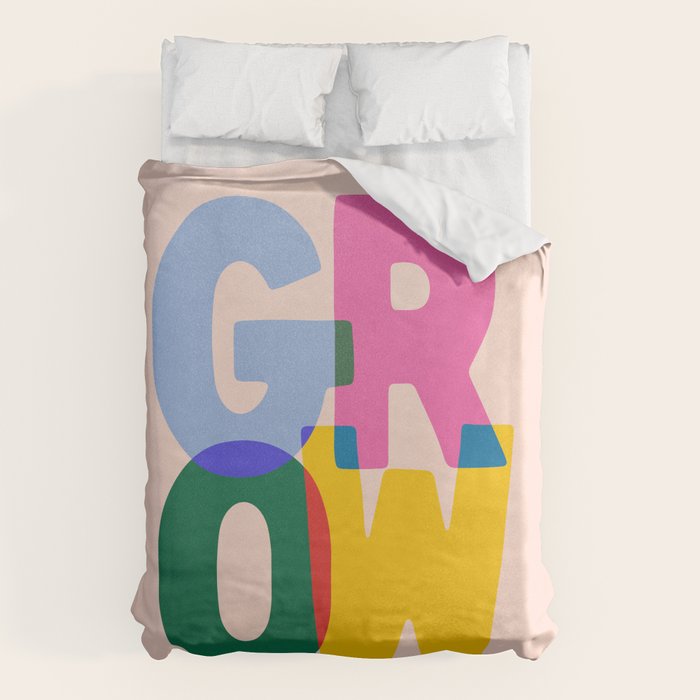 Grow: Peach Edition Duvet Cover Gallery Image 6