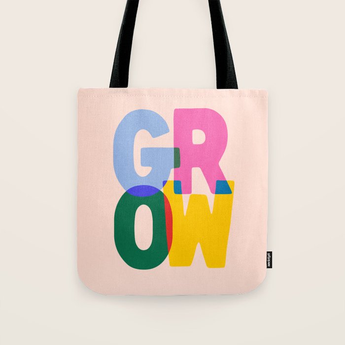 Grow: Peach Edition Tote Bag Gallery Image 1