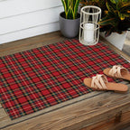 RED TARTAN â Royal Stewart inspired | Collection : Plaid âs not dead â Classic Punk Prints Outdoor Rug Gallery Image 2