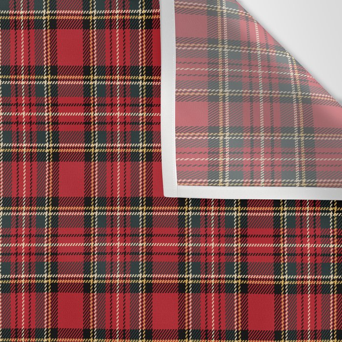 RED TARTAN â Royal Stewart inspired | Collection : Plaid âs not dead â Classic Punk Prints Wall Tapestry Gallery Image 3