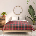 RED TARTAN â Royal Stewart inspired | Collection : Plaid âs not dead â Classic Punk Prints Comforter Gallery Image 3