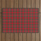 RED TARTAN â Royal Stewart inspired | Collection : Plaid âs not dead â Classic Punk Prints Outdoor Rug Gallery Image 1