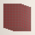 RED TARTAN â Royal Stewart inspired | Collection : Plaid âs not dead â Classic Punk Prints Wrapping Paper Gallery Image 3