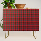 RED TARTAN â Royal Stewart inspired | Collection : Plaid âs not dead â Classic Punk Prints Credenza Gallery Image 1