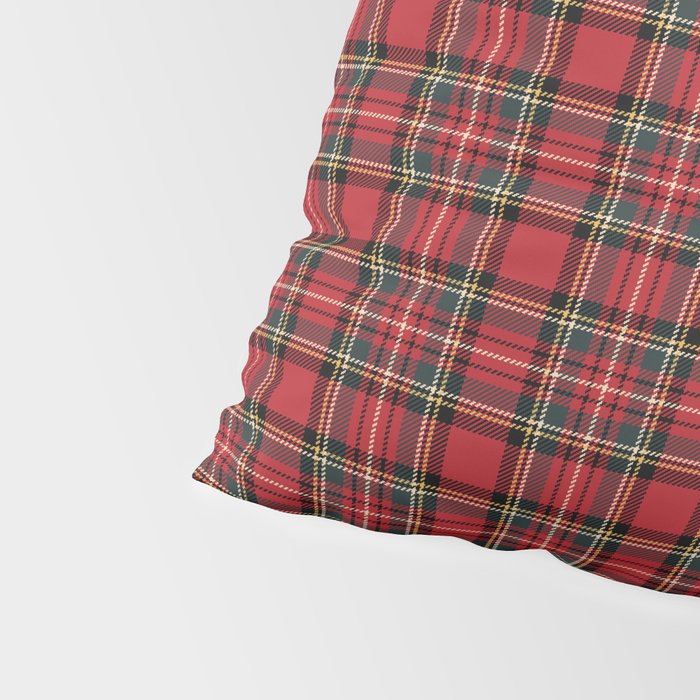 RED TARTAN â Royal Stewart inspired | Collection : Plaid âs not dead â Classic Punk Prints Pillow Sham Gallery Image 4