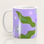 Violet Green Spring Flowers Coffee Mug Gallery Image 3