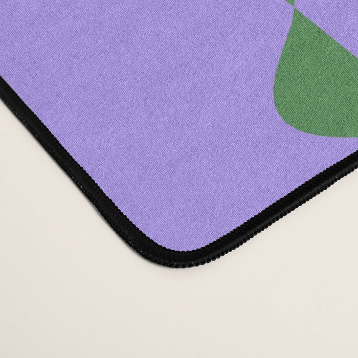 Violet Green Spring Flowers Desk Mat Gallery Image 4