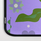 Violet Green Spring Flowers Laptop Sleeve Gallery Image 3