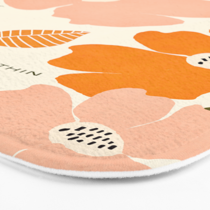 Happiness blooms Bath Mat Gallery Image 3