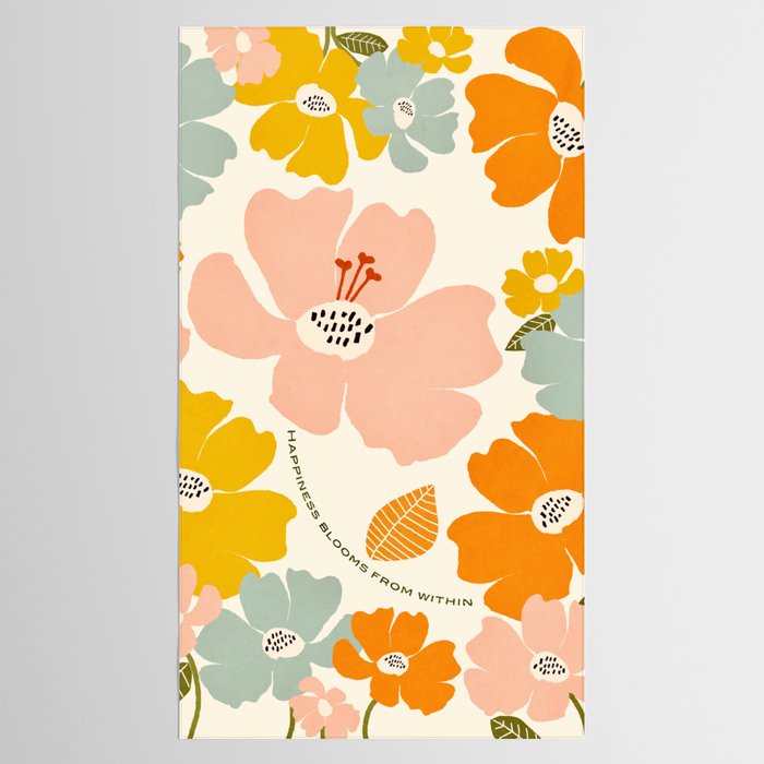 Happiness blooms Tablecloth Gallery Image 2