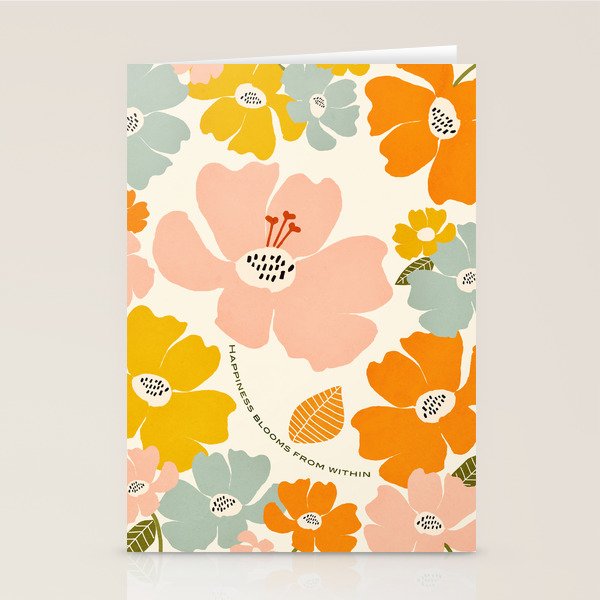 Happiness blooms Stationery Card Gallery Image 2