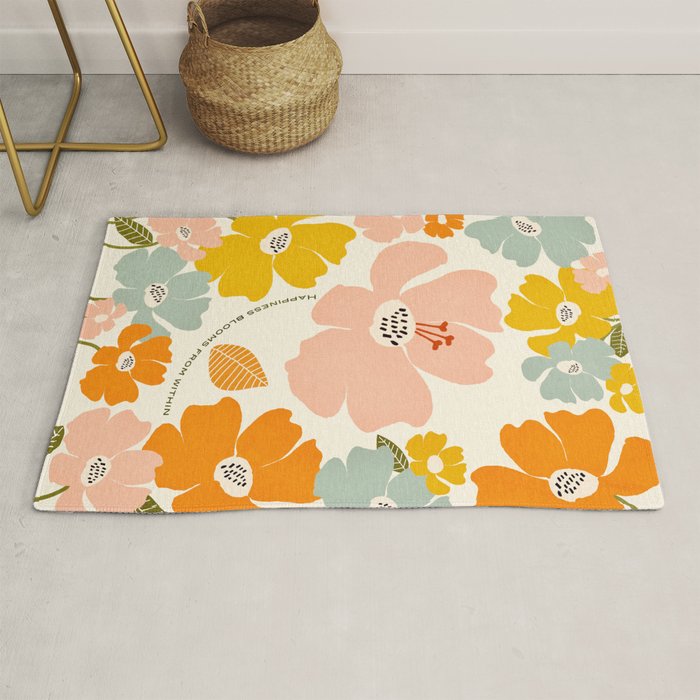 Happiness blooms Rug Gallery Image 1