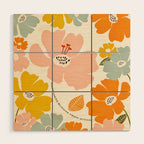 Happiness blooms Wood Wall Art Gallery Image 1