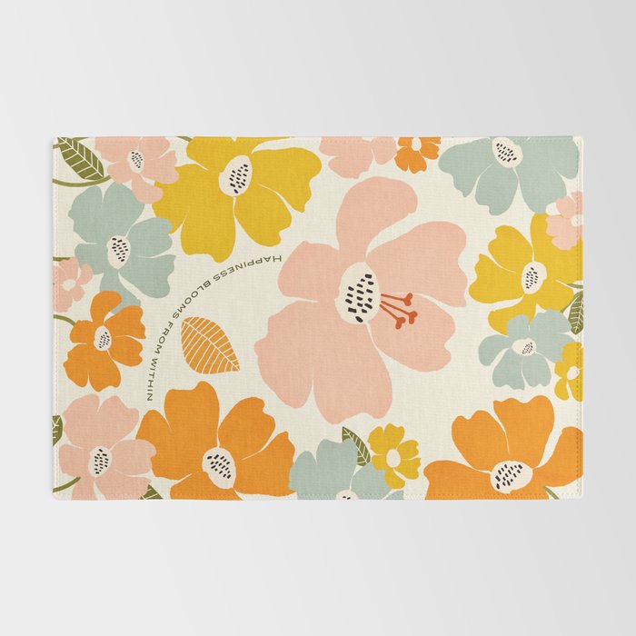 Happiness blooms Rug Gallery Image 2