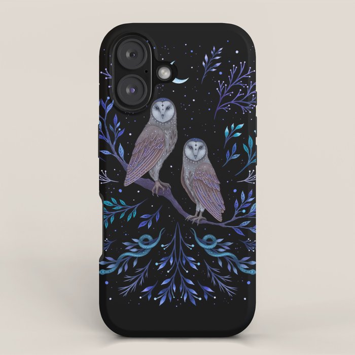 Owls in the Moonlight iPhone Case Gallery Image 1