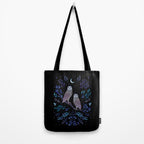 Owls in the Moonlight Tote Bag Gallery Image 2