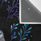 Owls in the Moonlight Wall Tapestry Gallery Image 3