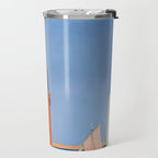 Greece Midcentury Modern Vintage Travel Poster Minimal Style Travel Mug Gallery Image 2