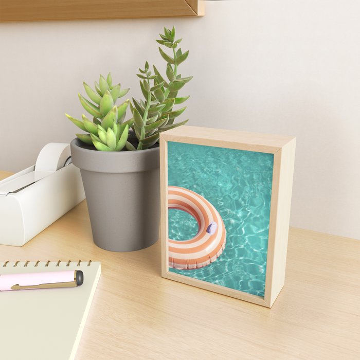 Meet me in the pool  Mini Art Print Gallery Image 2