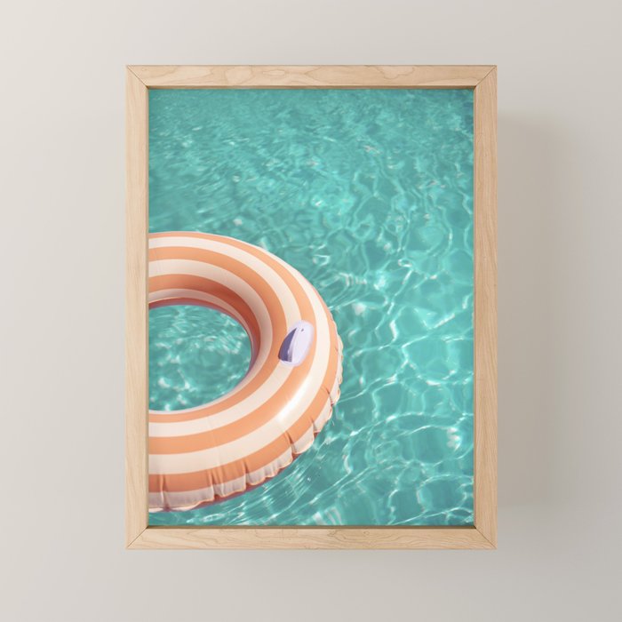 Meet me in the pool  Mini Art Print Gallery Image 1
