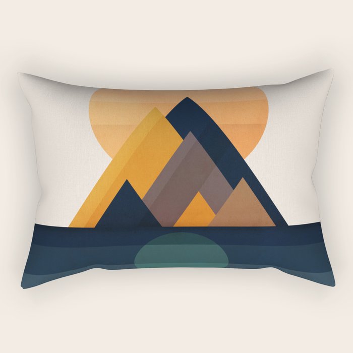 Twin Sun Rectangular Pillow Gallery Image 1