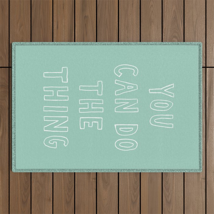 You Can Do The Thing Outdoor Rug Gallery Image 1