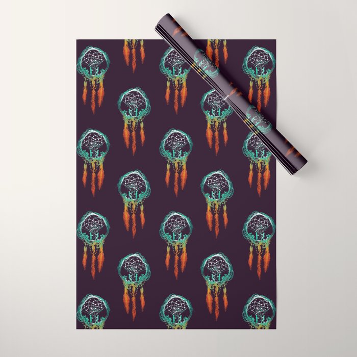Dream Catcher (the rustic magic) Wrapping Paper Gallery Image 1