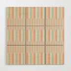 Mixed Stripes Pattern VI Soft Pastel Wood Wall Art Gallery Image 1