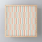 Mixed Stripes Pattern VI Soft Pastel Mini Art Print Gallery Image 1