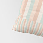 Mixed Stripes Pattern VI Soft Pastel Pillow Sham Gallery Image 4