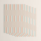Mixed Stripes Pattern VI Soft Pastel Wrapping Paper Gallery Image 3