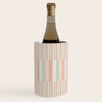 Mixed Stripes Pattern VI Soft Pastel Wine Chiller Gallery Image 3