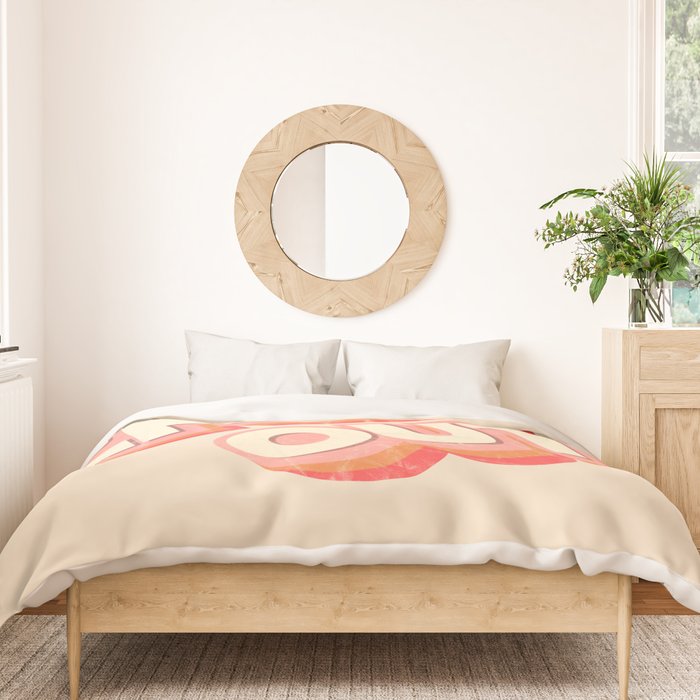 CHILL OUT TYPOGRAPHY Duvet Cover Gallery Image 3