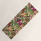 Snake Princess Tropical Jungle Vibes Multicolor  Yoga Mat Gallery Image 1