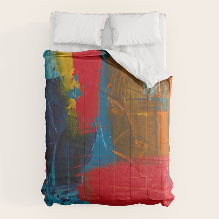 Mid Century Abstract Art Comforter Gallery Image 1
