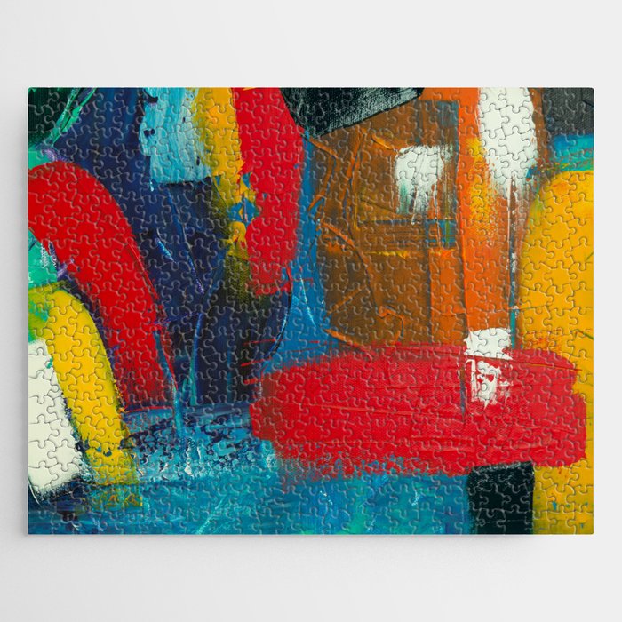 Mid Century Abstract Art Jigsaw Puzzle Gallery Image 1