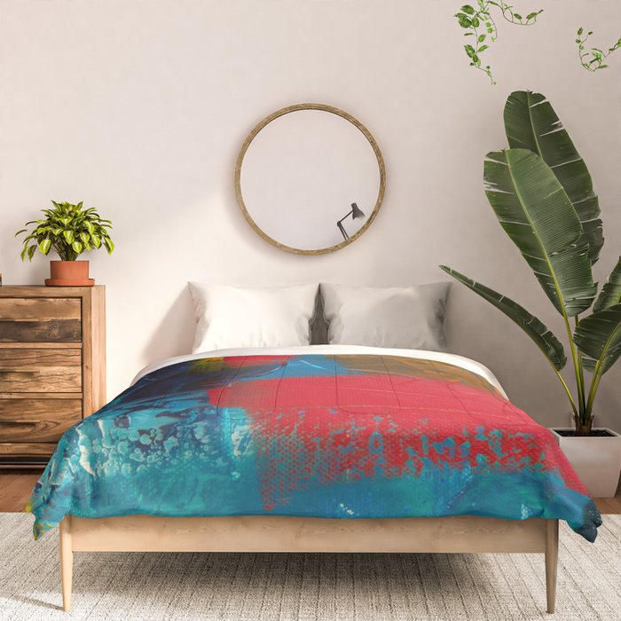 Mid Century Abstract Art Comforter Gallery Image 3