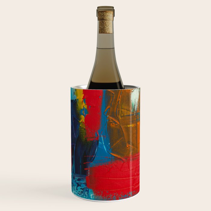 Mid Century Abstract Art Wine Chiller Gallery Image 1