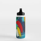 Mid Century Abstract Art Water Bottle Gallery Image 3