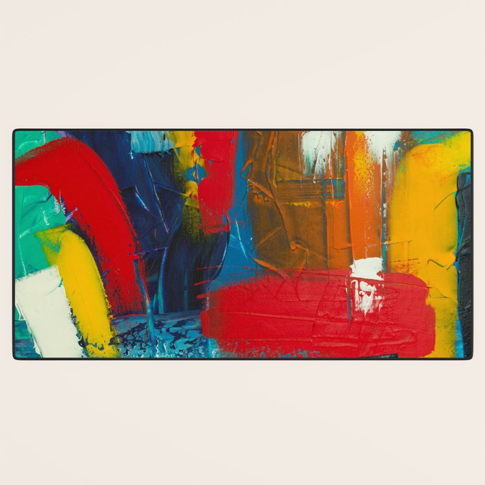 Mid Century Abstract Art Desk Mat Gallery Image 3