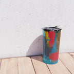 Mid Century Abstract Art Travel Mug Gallery Image 4