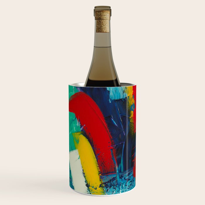 Mid Century Abstract Art Wine Chiller Gallery Image 2