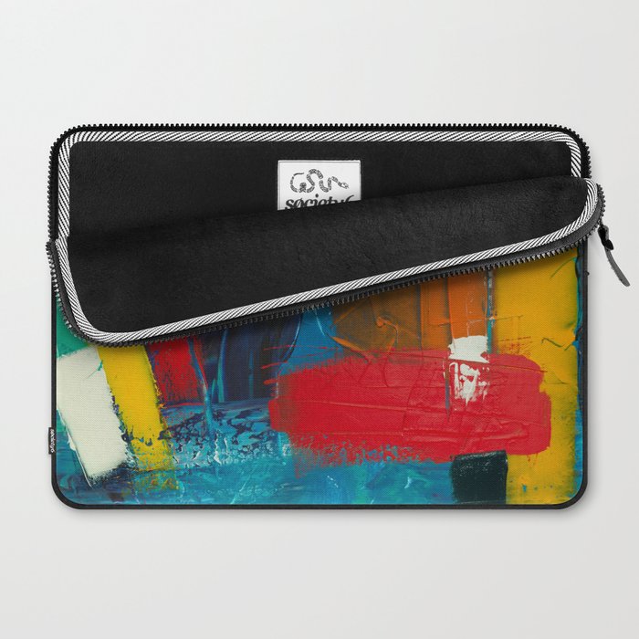 Mid Century Abstract Art Laptop Sleeve Gallery Image 2