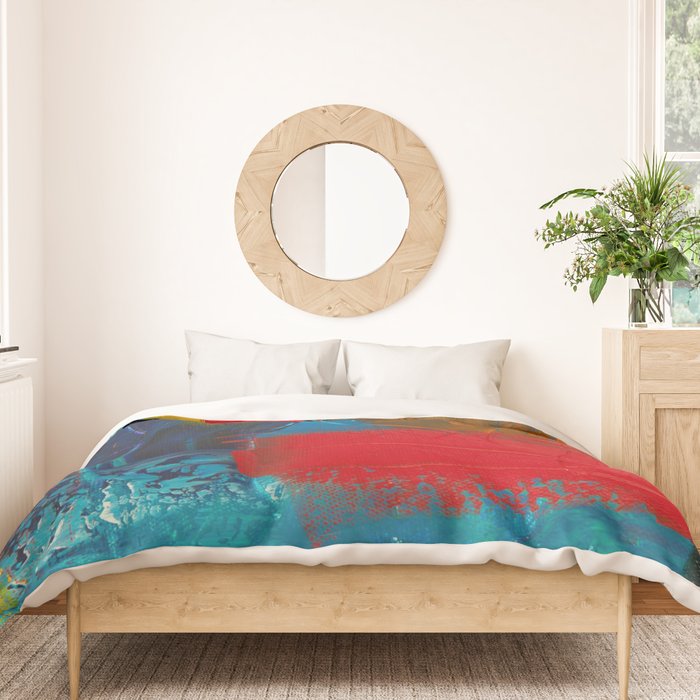 Mid Century Abstract Art Duvet Cover Gallery Image 3