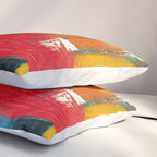 Mid Century Abstract Art Pillow Sham Gallery Image 3