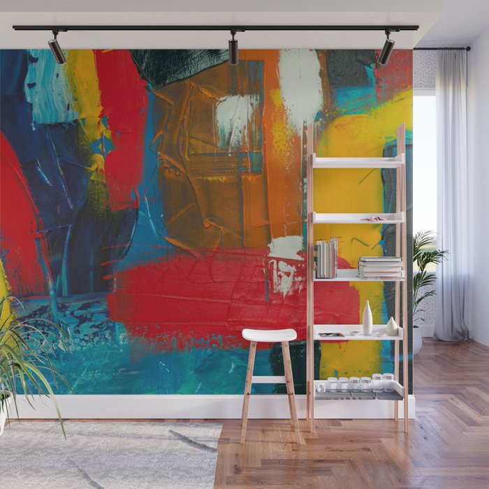 Mid Century Abstract Art Wall Mural Gallery Image 1